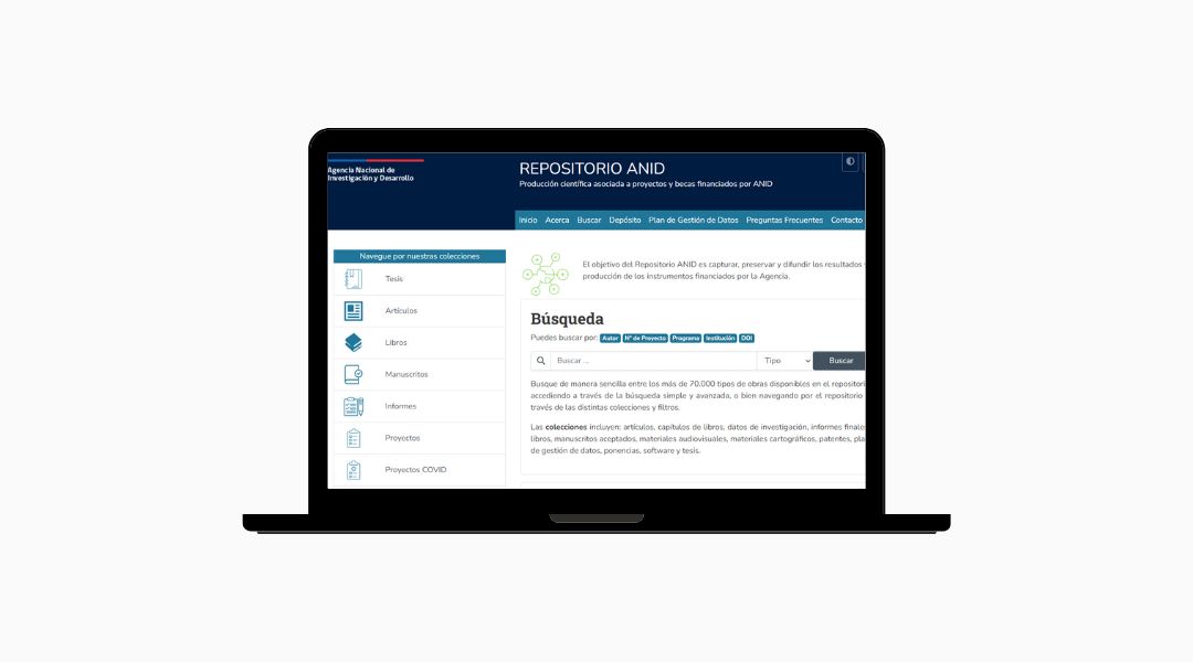 Repositorio ANID disponible en repositorio.anid.cl